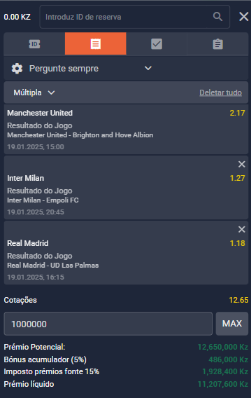 Tipos de Apostas Desportivas na Bantu Bet ou Bantubet Multiplas